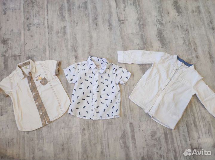 Рубашки на мальчика 80, 86 и 92 размер