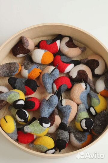 Ёлочные игрушки Птички