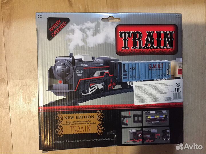 Железная дорога на батарейках новые