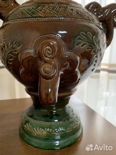 Шикарный керамический самовар времен СССР