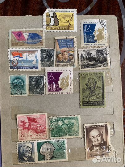 Коллекция почтовых марок СССР и не только
