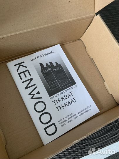 Рация kenwood TH-K2AT TH-kaat