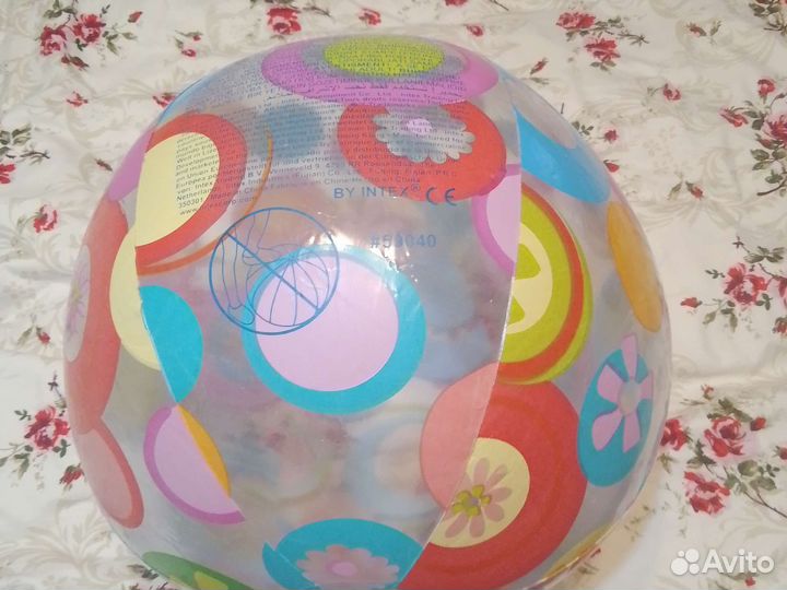 Мяч для плавания надувной