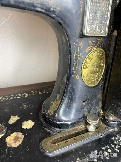 Швейная Машинка gritner durlach. 19 век