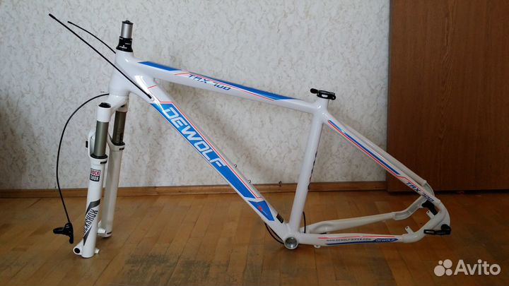 Велосипедная рама и вилка под 27.5 колёса, новые