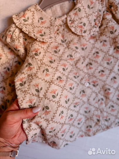Блузка для девочки hm 80 новая