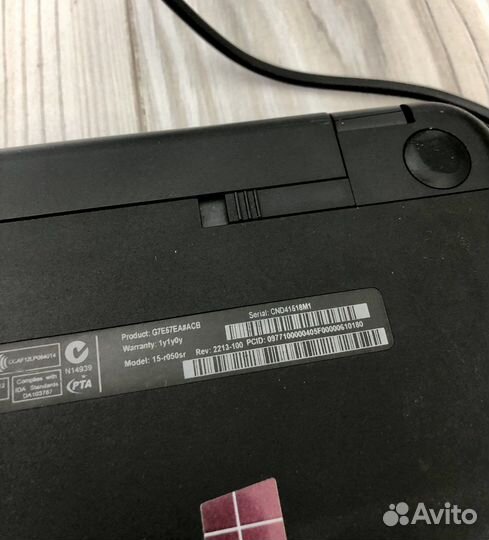 Hp 15.6 N2815 HD8570M 500GB с дефектом