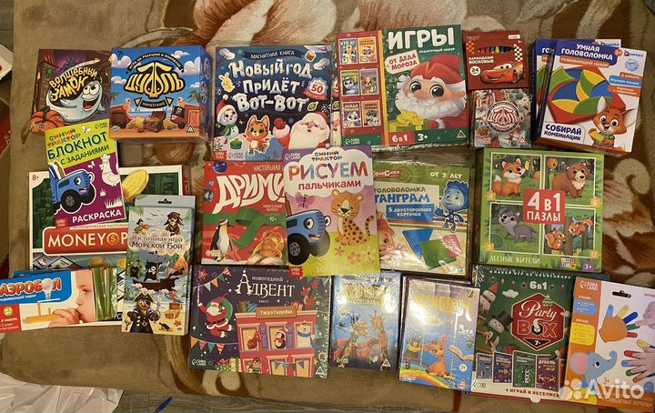Настольные игры для детей (новые)