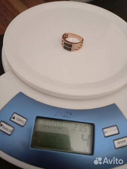 Золотое кольцо мужское