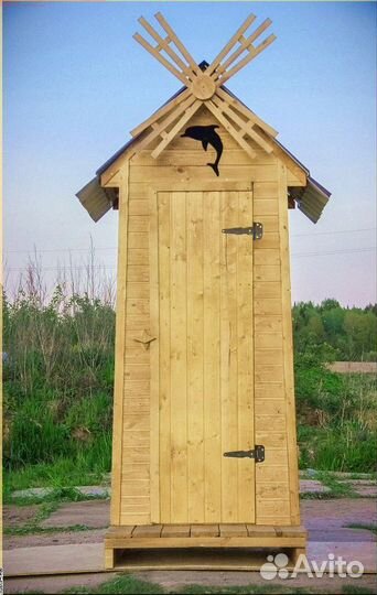 Дачный туалет деревянный Й640