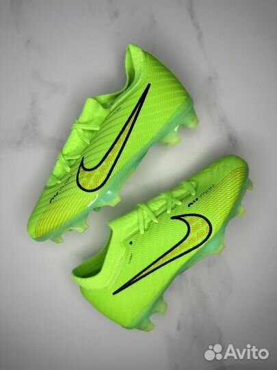 Детские Бутсы Nike Mercurial Air Zoom кислотные