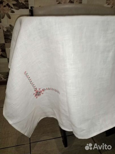 Скатерть лен с салфетками