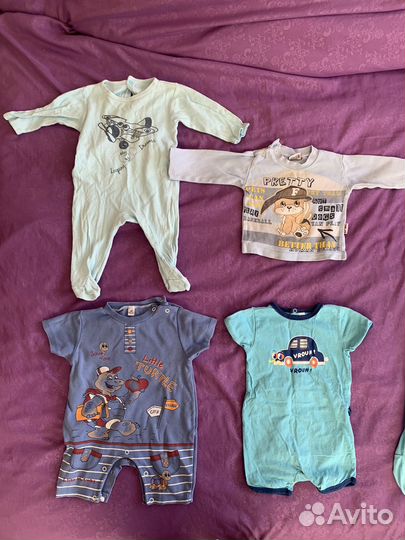 Детские вещи 3-6 и 6-9 месяцев