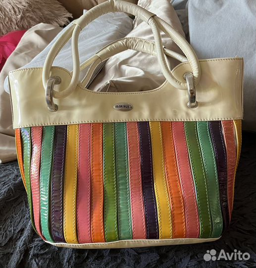 Cумка Loriblu натуральная кожа Италия