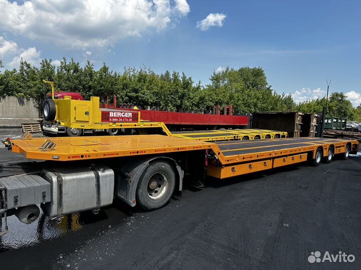 Полуприцеп трал (тяжеловоз) Berger 9853-0000050-05, 2023