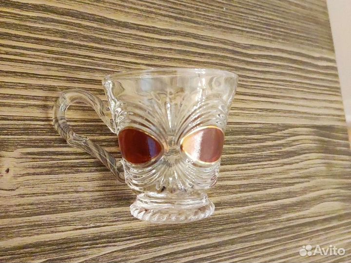 Чашка кофейная стеклянная