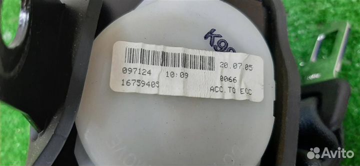 Ремень безопасности задний средний Nissan Almera