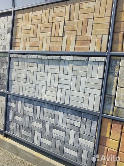 Тротуарная плитка брусчатка колормикс 40мм