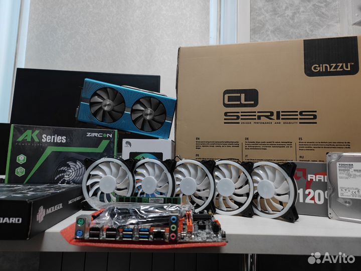 Мощный комп 12/24ядер,16гб,rx588,120ssd,500hdd