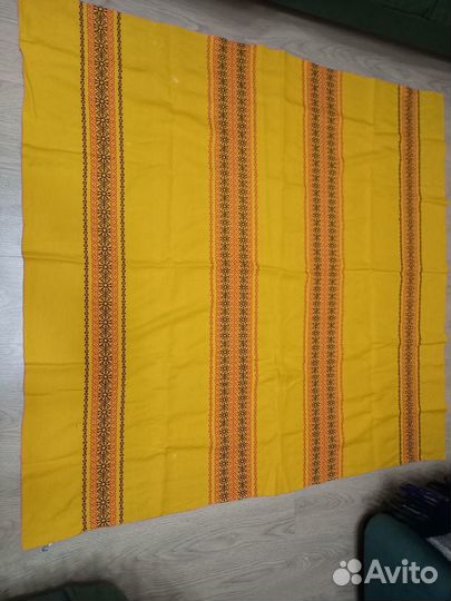 Скатерть и салфетки винтаж, 70е. Польша