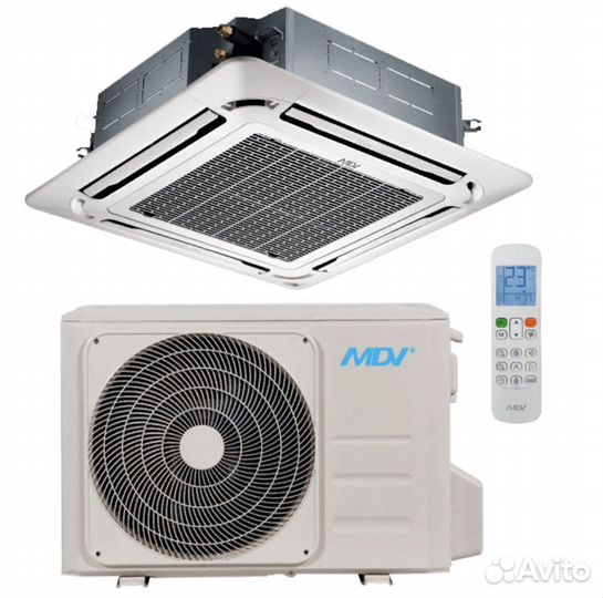 Кассетный кондиционер MDV mdca4-12HRN1