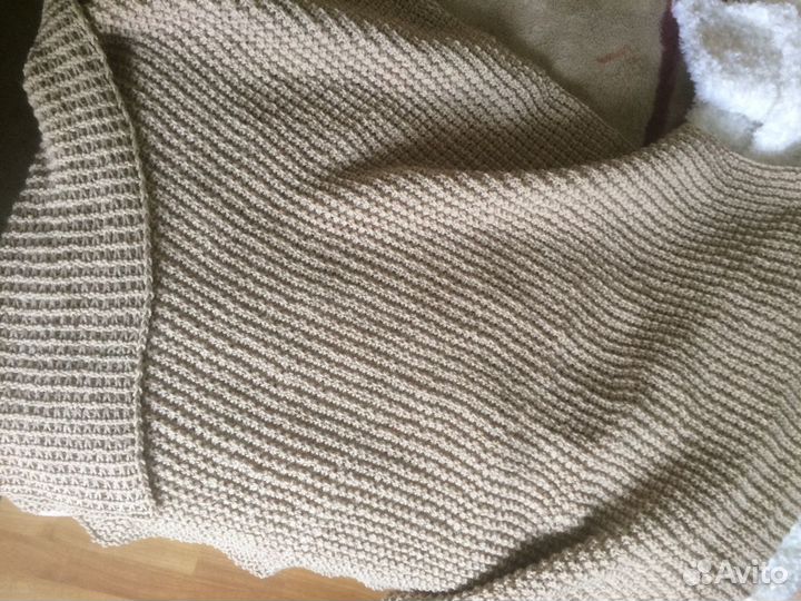 Вязаный плед