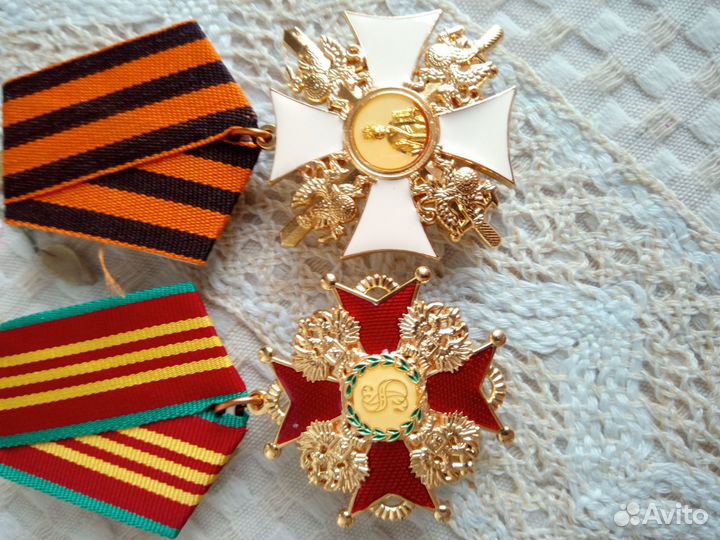 Знак ордена Св.Станислава,Знак ордена Св.Николая Ч