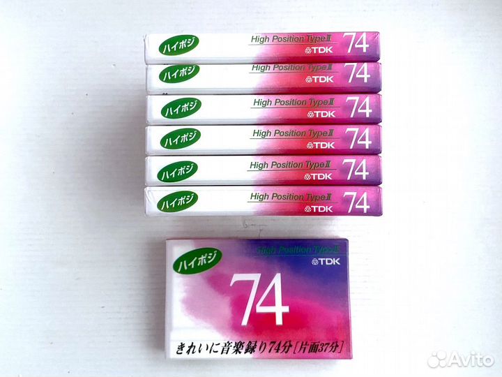 Аудиокассета кассета TDK DS 2 74 - 2000 г