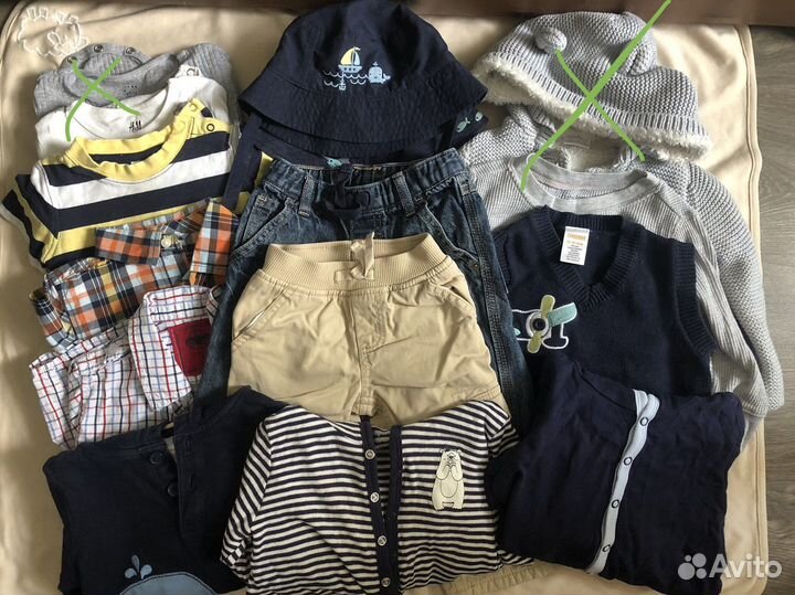 Пакет одежды на весну для мальчика 12-18 месяцев