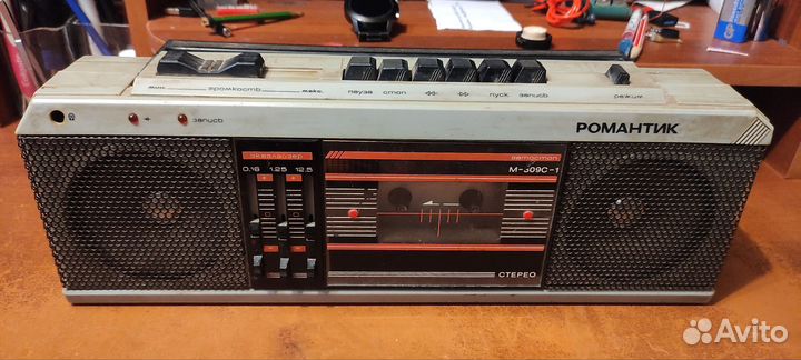Стереофонический магнитофон романтик М-309С-1