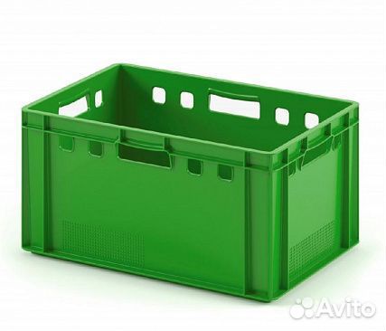 Ящик пластиковый Е3 600х400х300 мм цветной