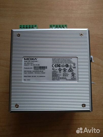 Коммутатор moxa EDS-518A-T