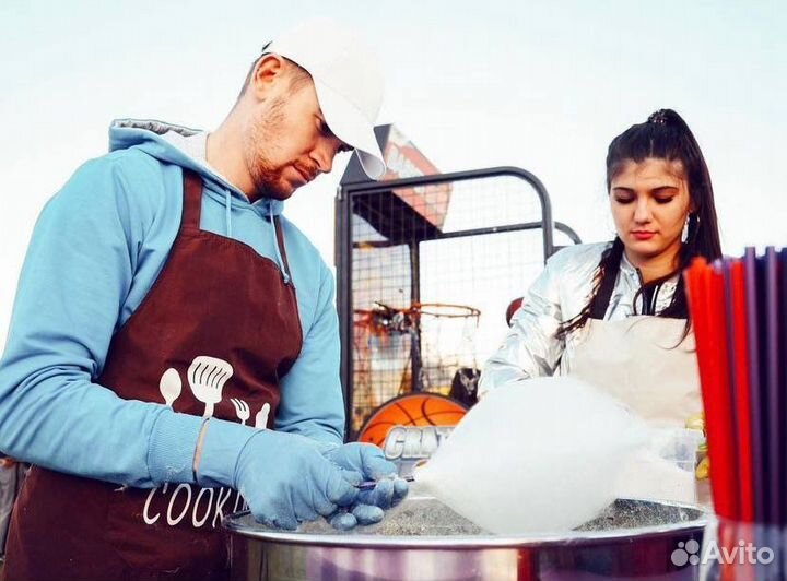 Сладкая вата Попкорн Кукуруза