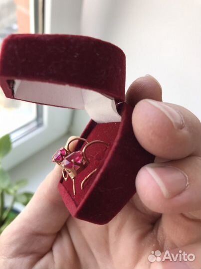 Золотые серьги СССР