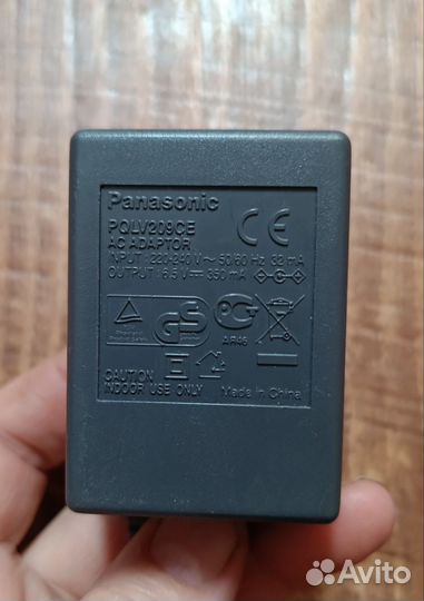 Зарядное устройстсво адаптер Panasonic pqlv207CE