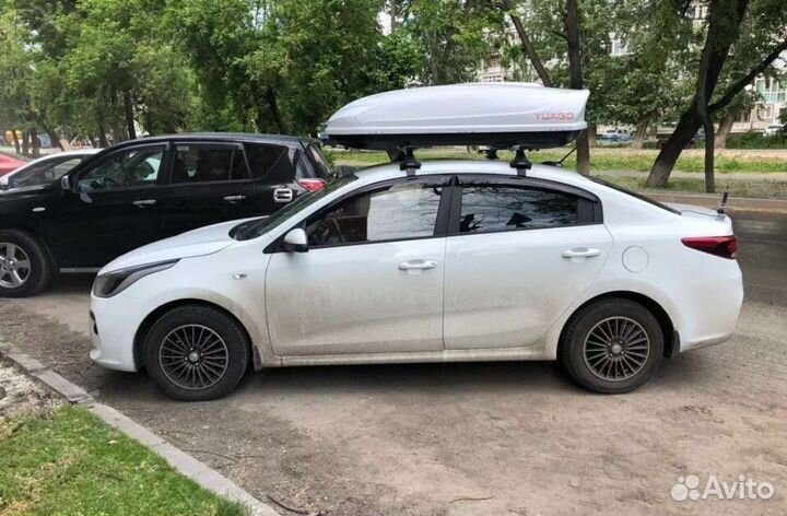 Автобокс (багажник) от 250 до600 литров на Kia Rio