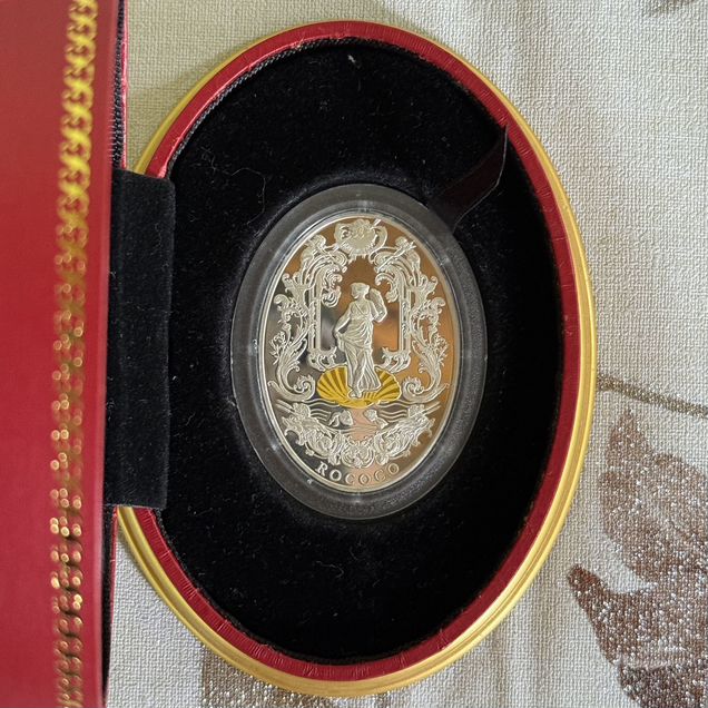 Гана 5 седи 2014 Рококо 33,63 грамма Ag925