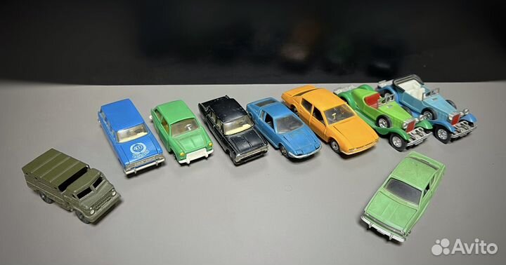Машинки модели СССР металл