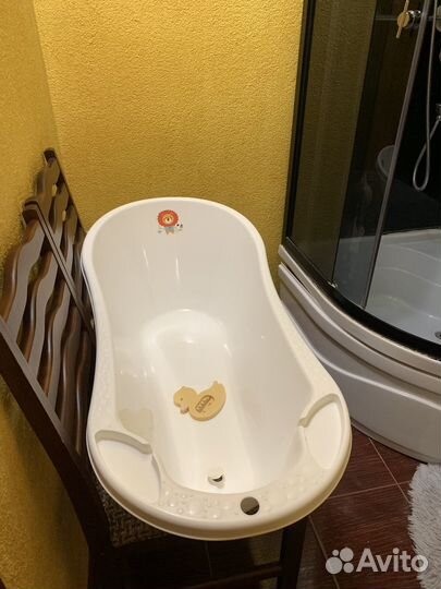 Детская ванночка и матрасик