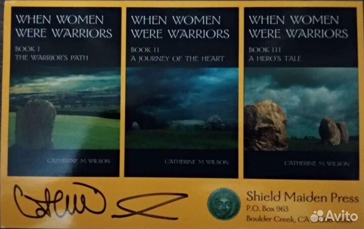 Автограф Catherine M.Wilson