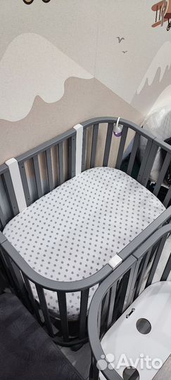 Матрас в детскую кроватку 60х84+ простынь+Наматрас