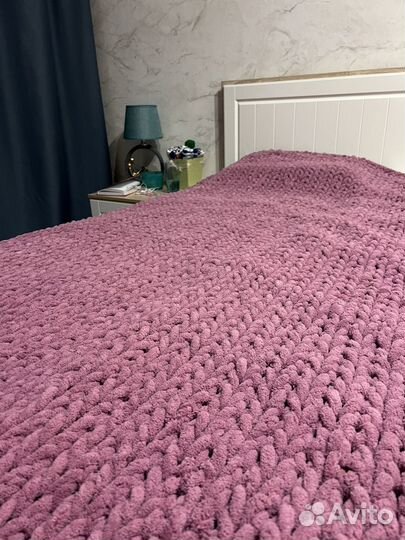 Вязанный плед