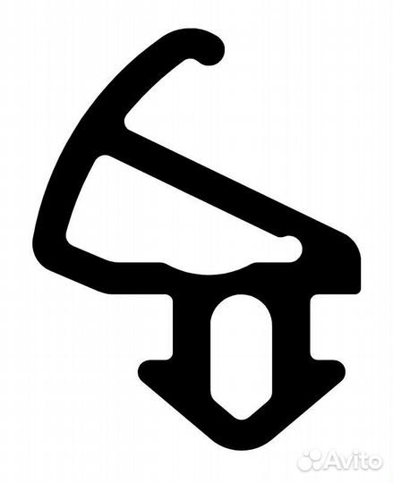 Уплотнитель для окон пвх (рама/створка)