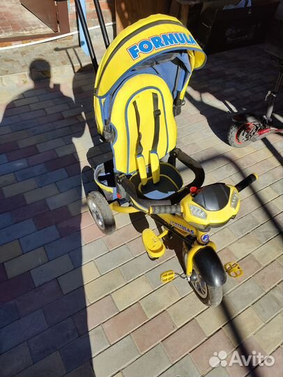 Трехколесный велосипед коляска formula