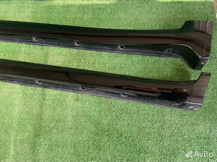 Накладки порога Toyota Land Cruier джип 2012
