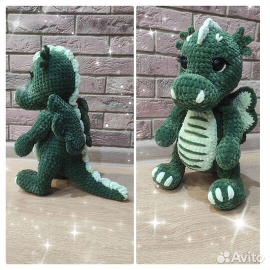 Мягкая игрушка дракон