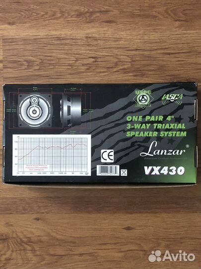 Динамики в авто Lanzar VX430