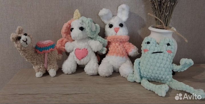 Вязаные игрушки ручной работы