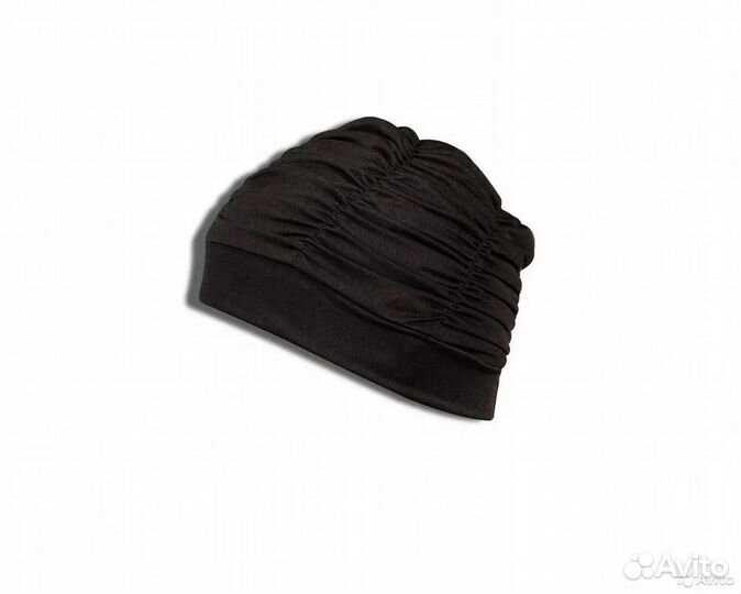 Шапочка для плавания ткань SM-092, чёрная