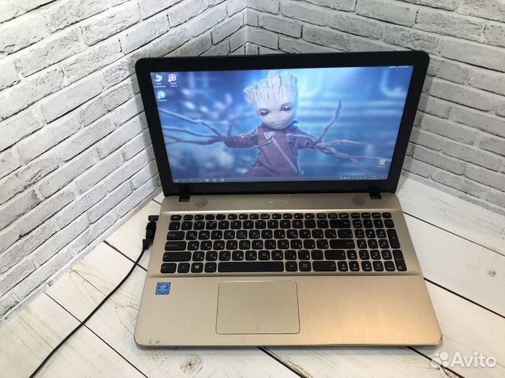 Производительный ноутбук Asus n4200/4gb